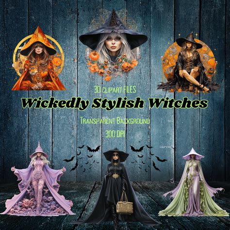 Malefic witch halloween trinkets